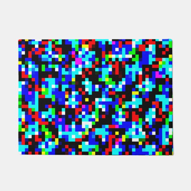 Multi-Color Pattern Doormat (Front)