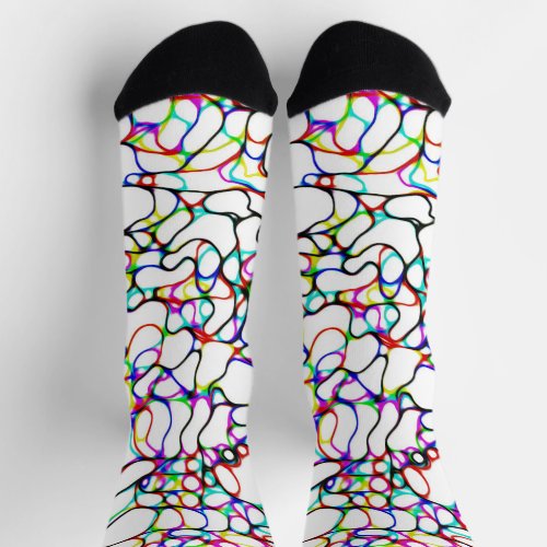 Multi_Color Pattern Socks