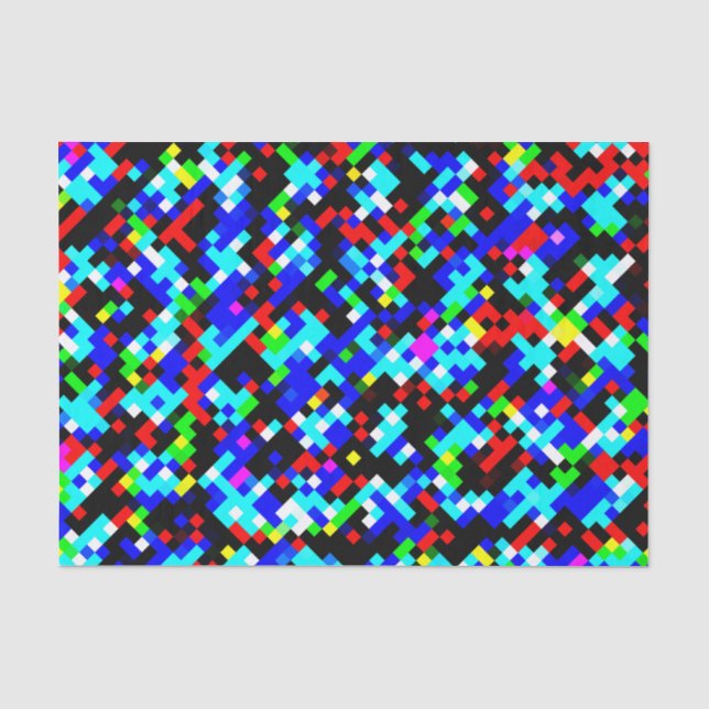 Multi-Color Pattern  Tissue Paper (Front)