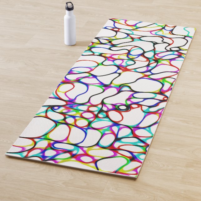 Multi-Color Pattern  Yoga Mat (In Situ)