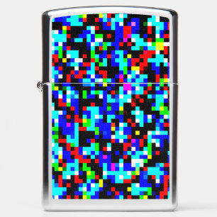 Multi-Color Pattern Zippo Lighter