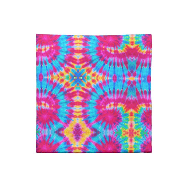 Multi Color Patterns Tie-dye Vibe Cloth Napkin (Quarter Fold)
