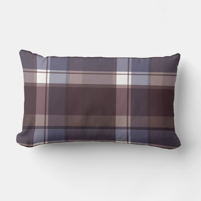 Multi Color Plaid pillow (Front)