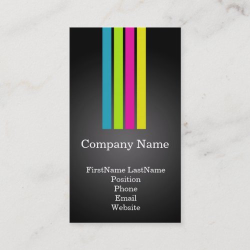Multi-Colour Professional Business Cards