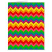 Multi Color Rainbow Chevrons Pattern (Front)