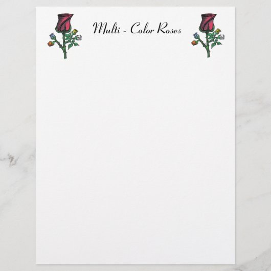 Multi - Color Roses (Front)
