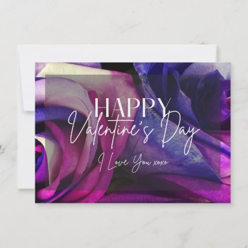 Multi_Color Roses Happy Valentines Day Card