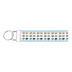 Multi-color Sea Turtles Thunder_Cove Wrist Keychain