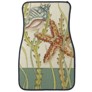 Multi-Color Shell Party Car Mat