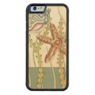 Multi-Color Shell Party Carved Maple iPhone 6 Bumper Case