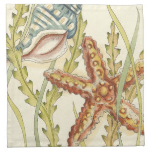 Multi-Color Shell Party Cloth Napkin