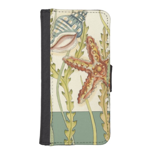 Multi-Color Shell Party iPhone Wallet Case (Front)