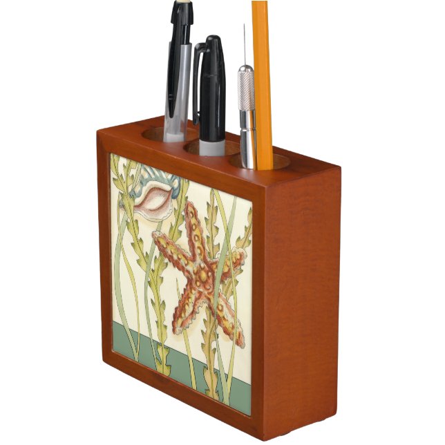 Multi-Color Shell Party Pencil/Pen Holder (In Situ)