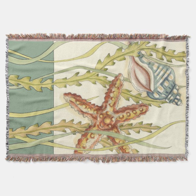 Multi-Color Shell Party Throw Blanket (Front)
