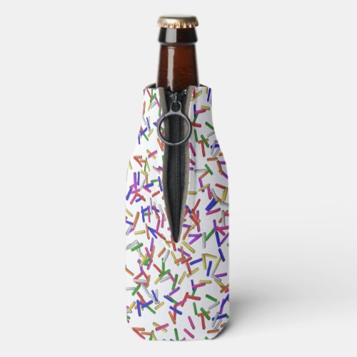 Multi Color Sprinkles Bottle Cooler