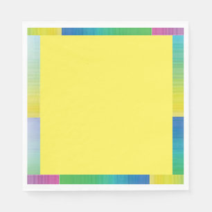 Multi Color Square Paper Napkins