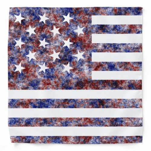 Multi Color Star_Spangled Banner America Flag Bandana