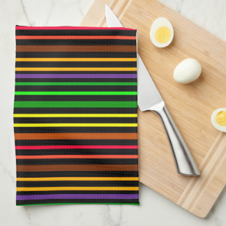 Multi Color Stripe Pattern Kitchen Towel