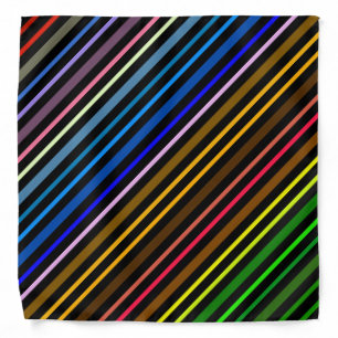 Multi Color Stripes Bandana