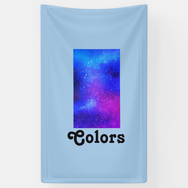 Multi-color T-shirt Banner (Vertical)