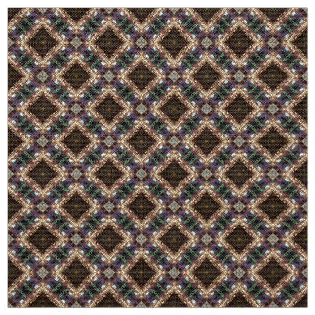 Multi color tile Upholstery Fabric (Swatch)