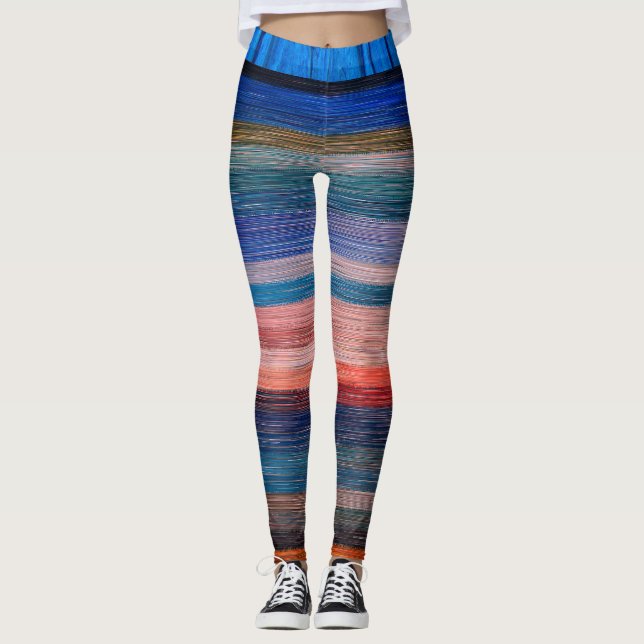 Multi-color Trendy Leggings (Front)