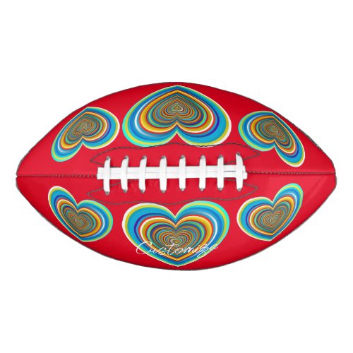 Multi_color Valentine Heart Thunder_Cove Football