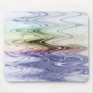 Multi-color Waves Mousepad