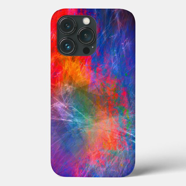 Multi Colored Abstract iPhone Cover (Back)