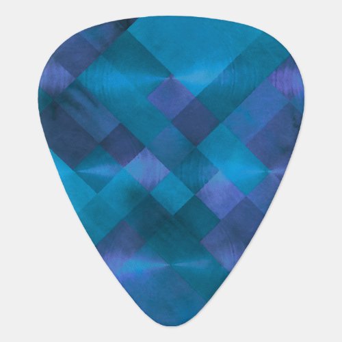 Multi Colored Abstract Tiles Guitar Pick