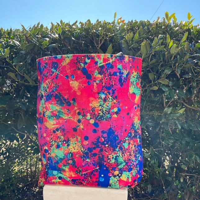 Multi-colored Abstract  Tote Bag (Creator Uploaded)