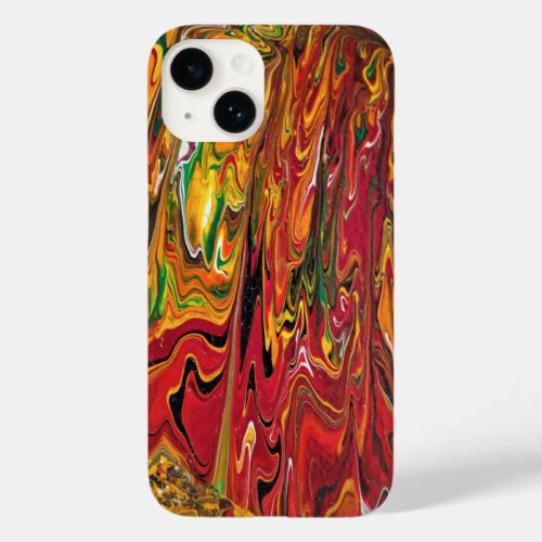 Multi_colored Acrylic painting WILDSIDE Case_Mate iPhone 14 Case