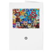 Multi Colored Arts Pattern Cards (Back)