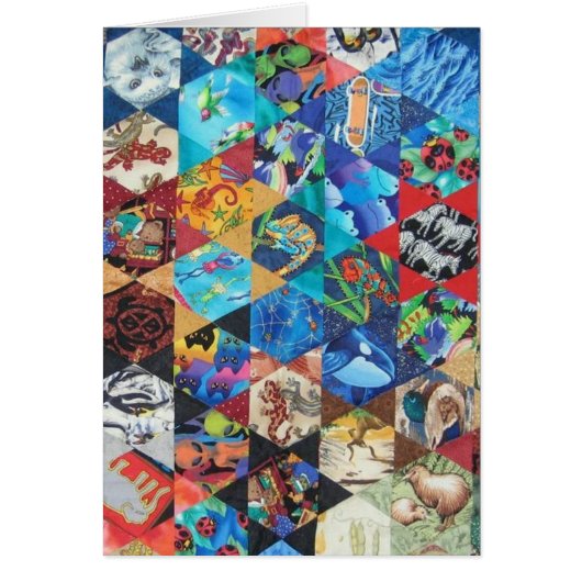 Multi Colored Arts Pattern Cards (Front)