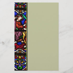 Multi Colored Bible Scene Stationery