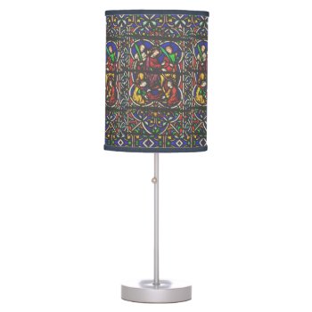 Multi Colored Bible Scene Table Lamp by justcrosses at Zazzle