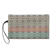 Multi-colored Caladium Wristlet Purse (Back)