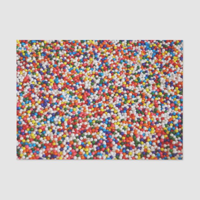 Multi-Colored Candy Balls Fun Gift Paper (Front)