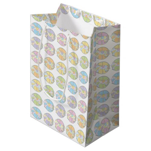 Multi_Colored Carousel Ponies Medium Gift Bag