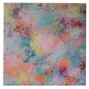 Multi-colored Ceramic Tile