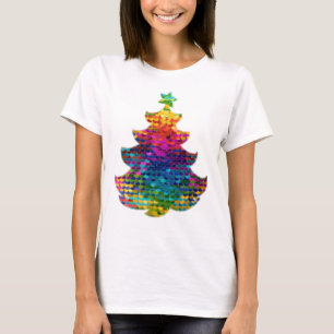 Multi-colored Christmas Tree Decoration. Gift mom T-Shirt