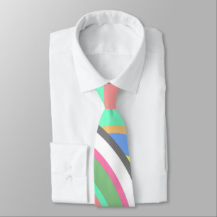 Multi-Colored Circles - Happy Vibes Neck Tie