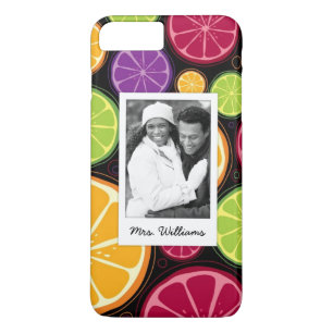 Multi Colored Citrus Add Your Photo iPhone 8 Plus/7 Plus Case