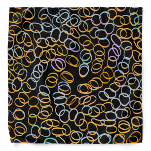 Multi Colored Cool Abstract Pattern Bandana
