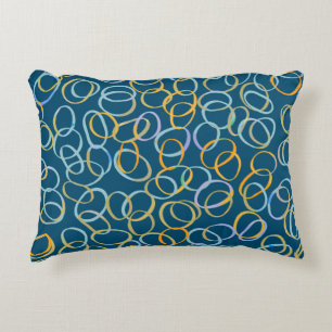 Multi Colored Cool Abstract Pattern Outdoor Pillow