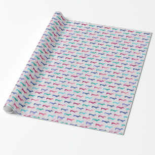 Multi-colored Dachshund Pattern Wrapping Paper