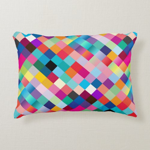 Multi Colored Design Accent Pillow