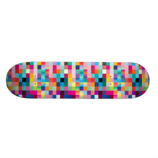 Multi Colored Design Skateboard Deck