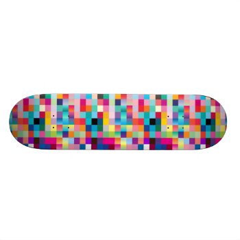 Multi Colored Design Skateboard Deck by Comp_Skateboard_Deck at Zazzle