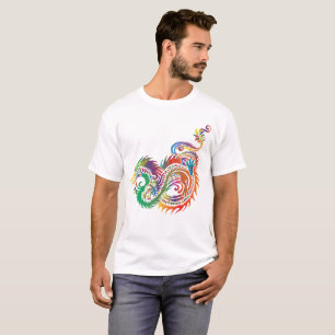 Multi Colored Dragon Men's Shirt
